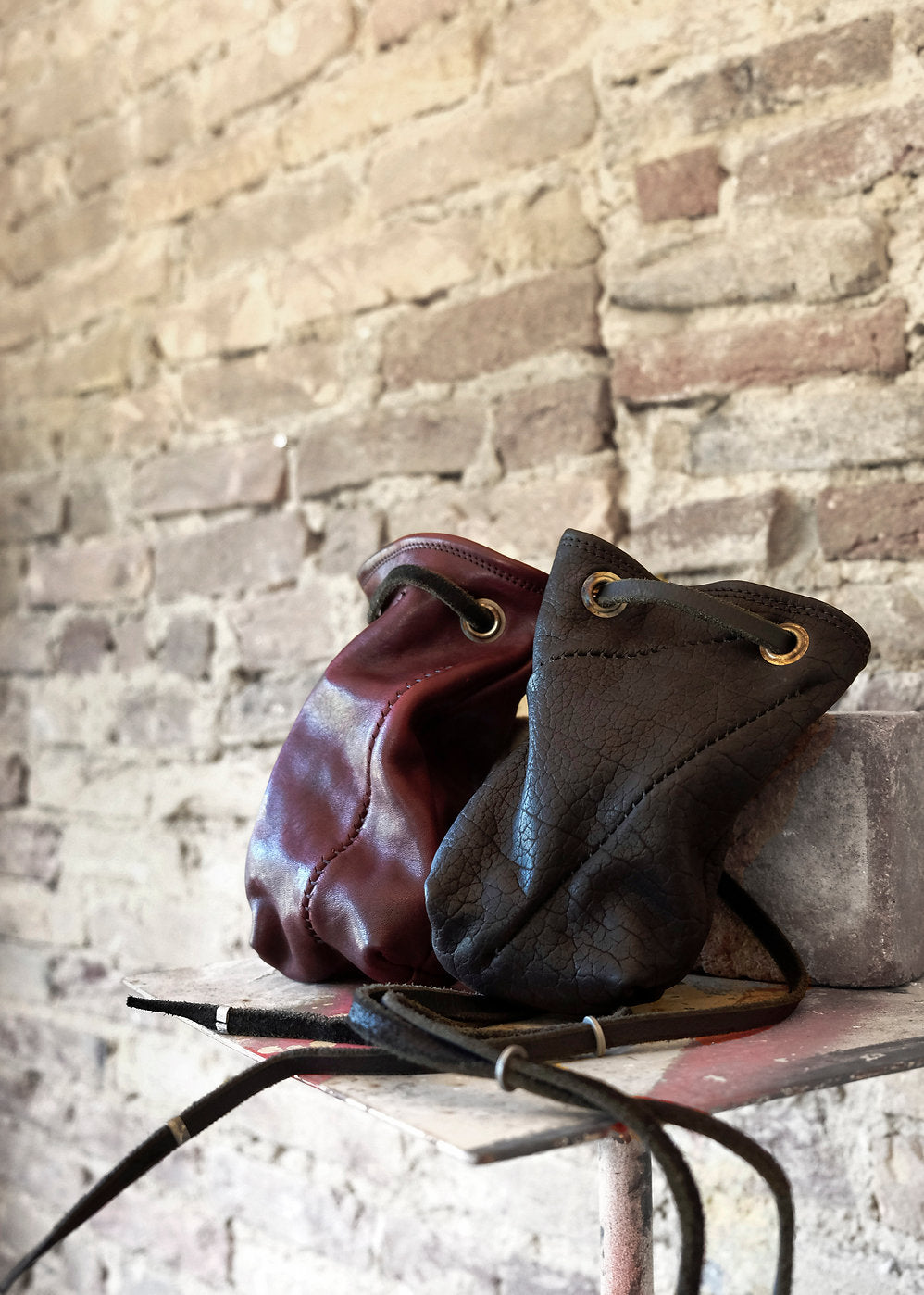 Bison Phone Wallet Leather Pouch | Winnie Witt x O Hide | Sustainable