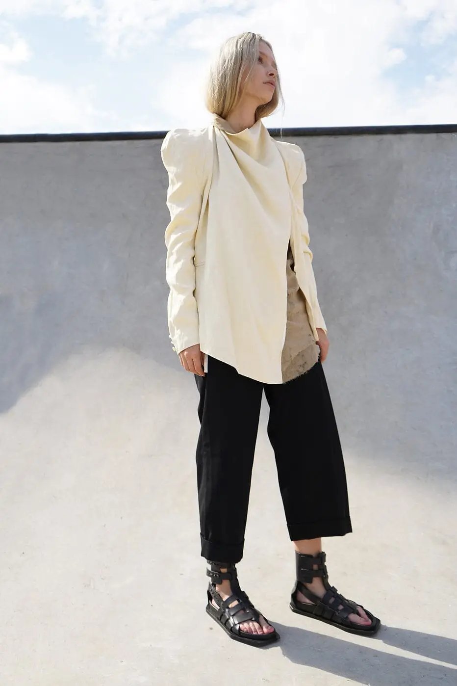 COWL BLAZER 