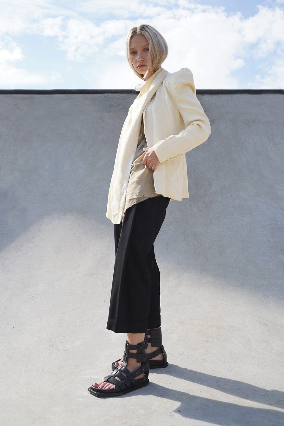 COWL BLAZER 