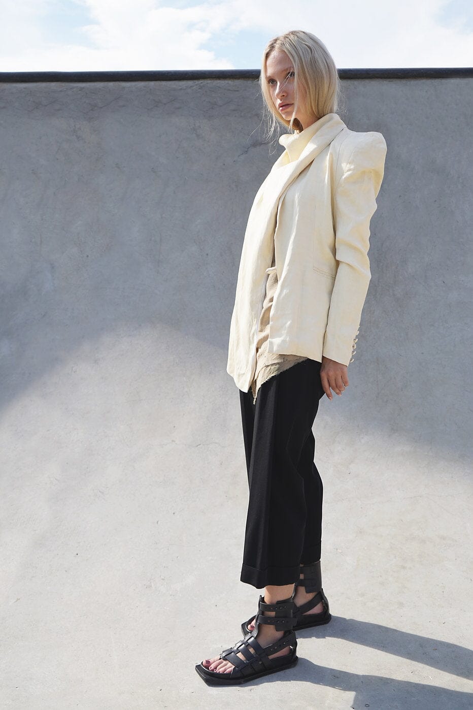 COWL BLAZER 
