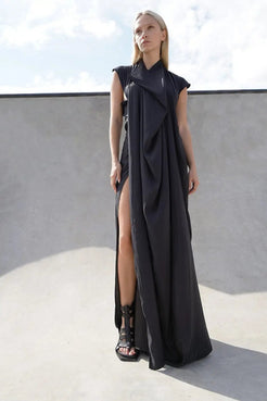 COWL NECK ADJUSTABLE DRESS 